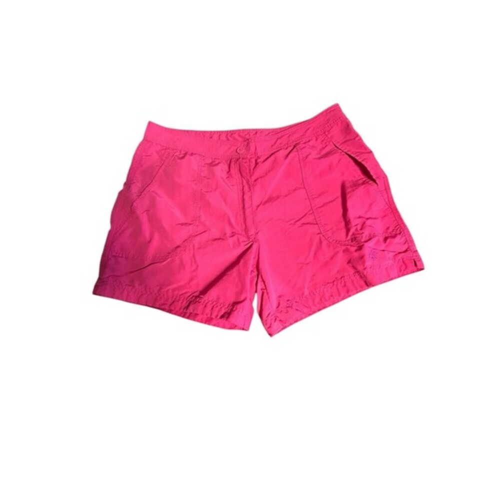 Guy Harvey Mid Rise Chino Short Womens 10 Fuscia Zip Button‎ Coastal Chic